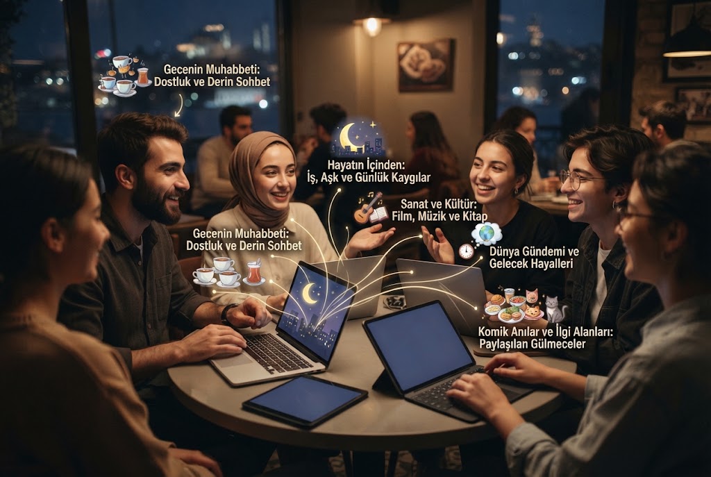 Gece Sohbet Odalarında En Çok Konuşulan Konular Nelerdir?